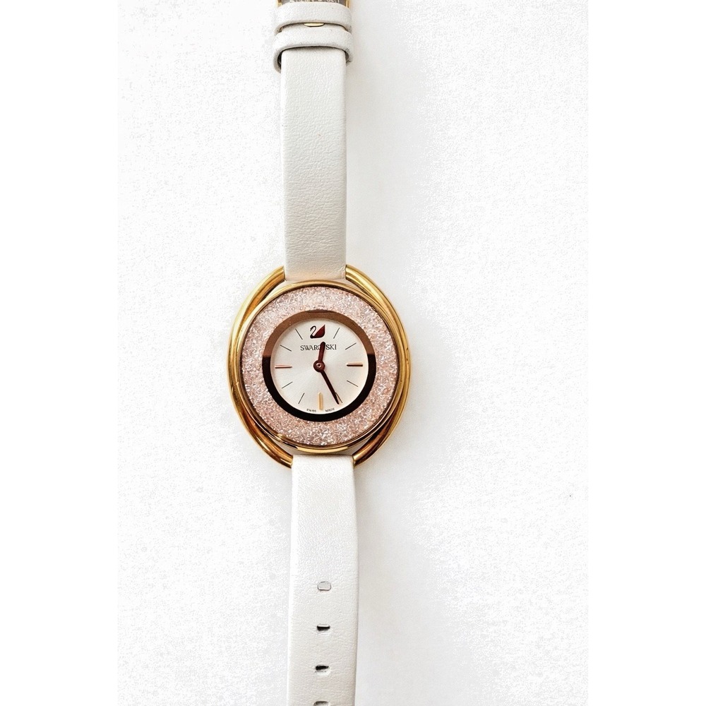 Swarovski Crystalline Women's Ladies' Crystal  Oval Rose Gold Tone Watch 5158544